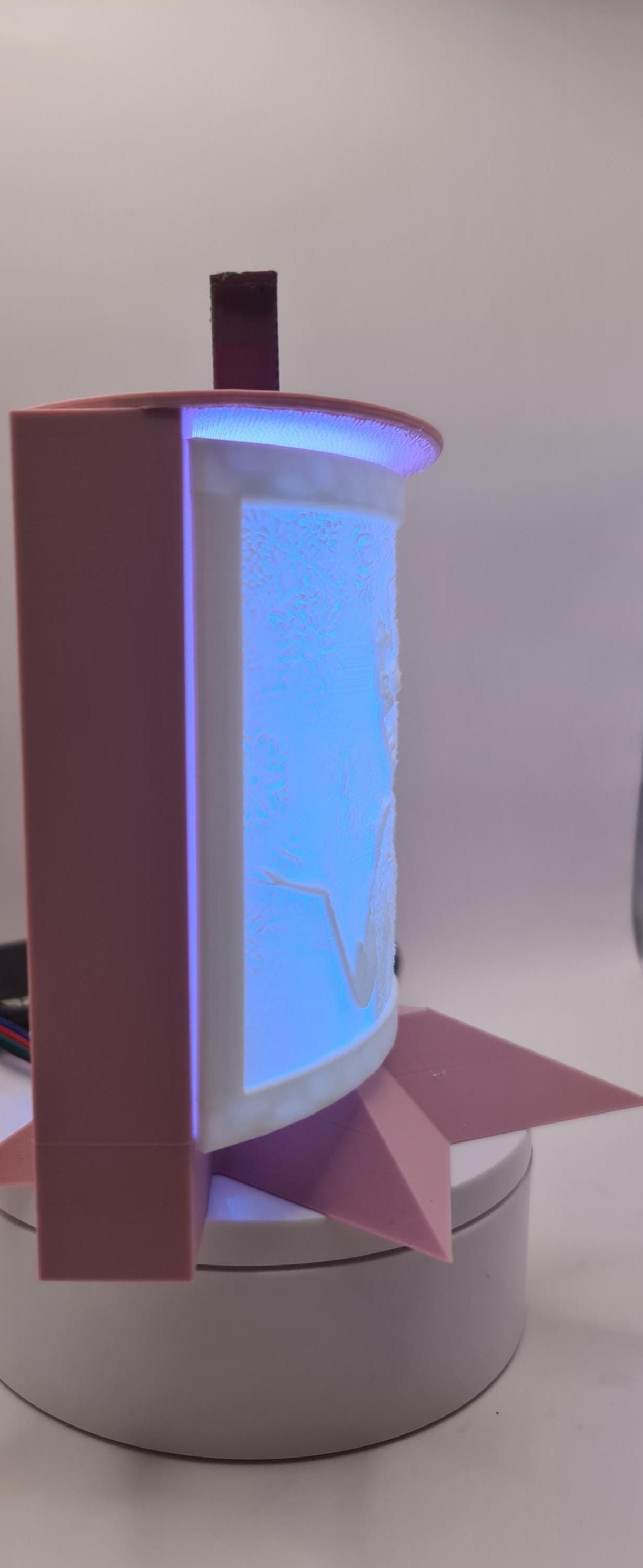 Personalized Frozen Night Light: Custom Name LED Lamp, Color Changing