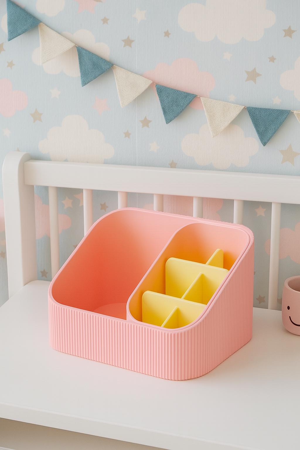 Personalized Desk Organizer: Custom Color Modern Office Storage