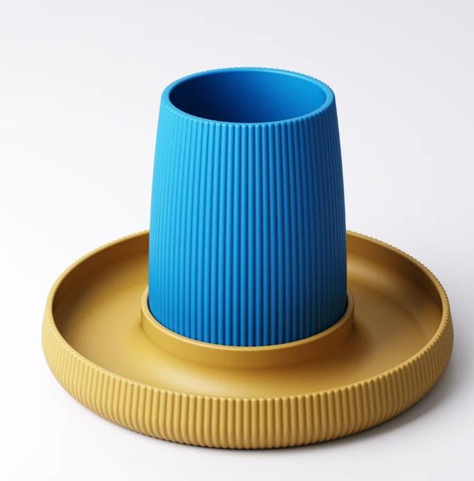 Desk Organizer with Pen Holder: Modern Office Storage home office and reception holder.