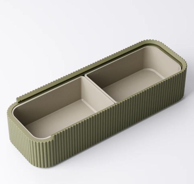 3D Printed Desk Organizer Box: Modern Minimalist Stationery Storage