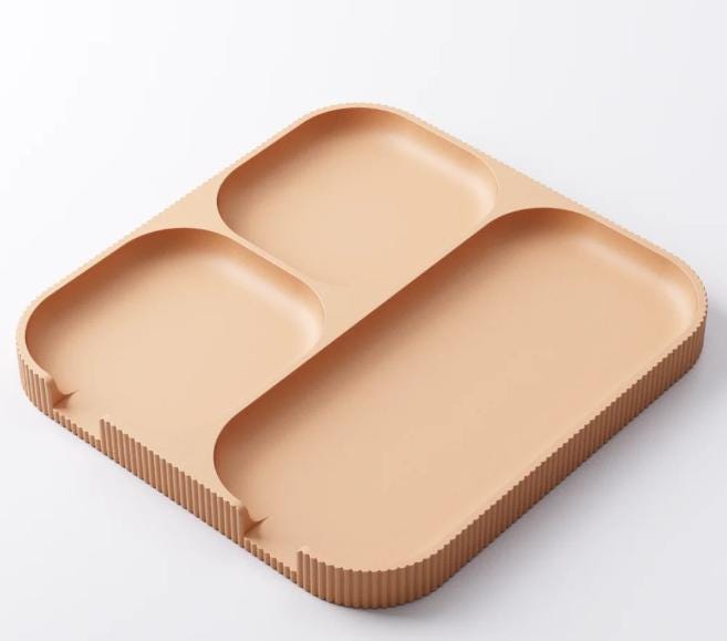 Minimalist Tech Organizer Tray: Bedside Desk Accessory Holder