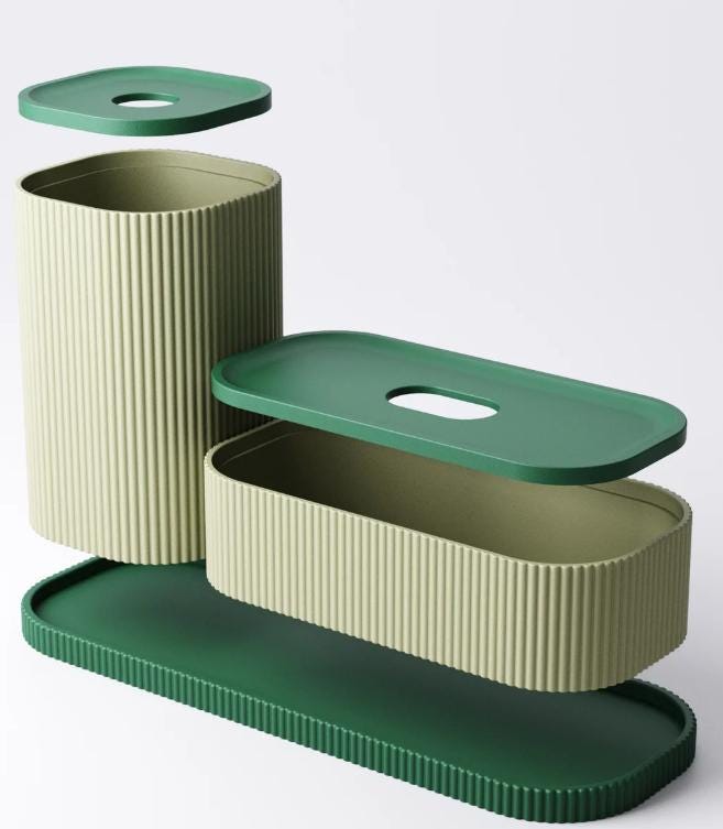 3-Tier Kitchen Counter Organizer: Eco-Friendly PLA Storage