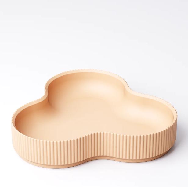 Modern 3-Tier Rippled Storage Tray – Minimalist Desk Organizer for Keys, Jewelry & Small Essentials