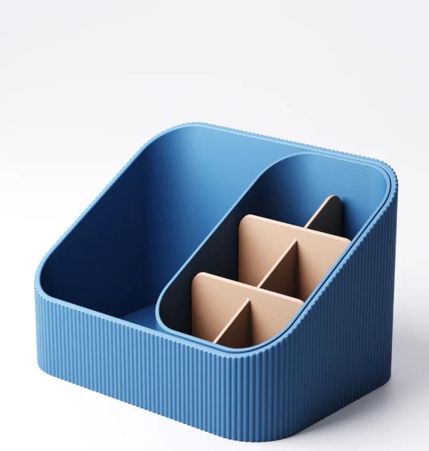 Personalized Desk Organizer: Custom Color Modern Office Storage