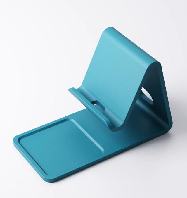 3D Printed Desk Organizer: Phone, Keys & Earbuds Holder - Handmade UK