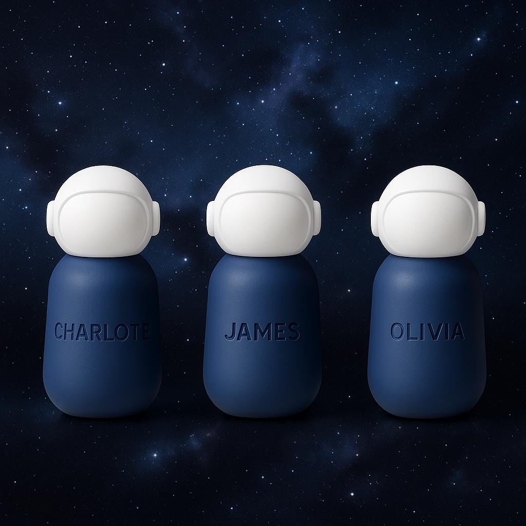 Montessori Rocket Stacking Toy with Spaceman: STEM Learning