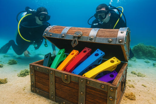 Scuba Cylinder Roll Control Bracket: Modular Tank Cradle for Transit