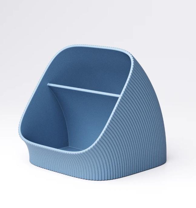 Modern Minimalist Desk Organizer – Multi-Compartment Storage for Pens, Stationery & Office Essentials