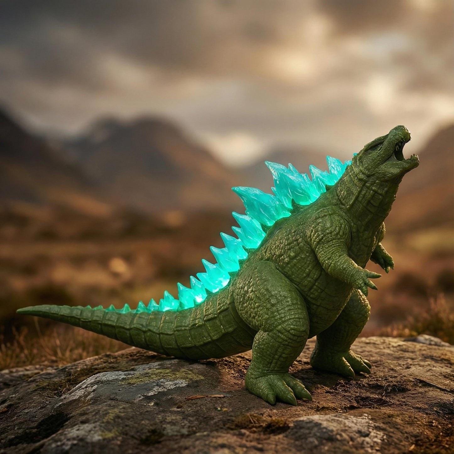 Godzilla Night Light 3D Printed Colour Changing LED Kaiju Lamp with Remote  Monster Movie Desk Décor  Unique Gamer Gift for Him