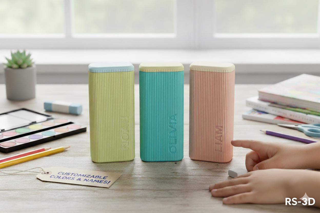 Personalized gift case Box for Kids, Teens & Adults – Back to School Gift, Stationery fall gift Unique Desk Accessory Teacher Appreciation