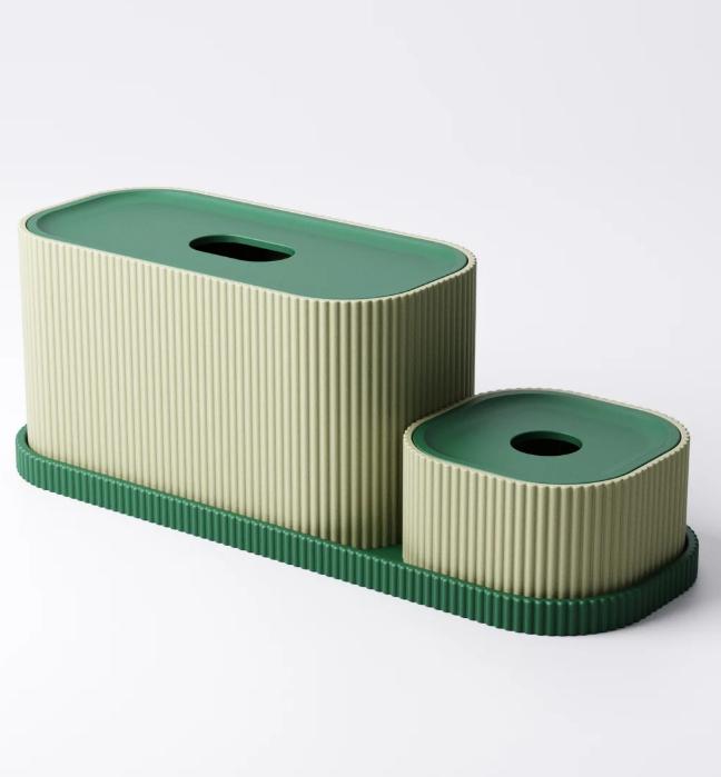 3-Tier Kitchen Counter Organizer: Eco-Friendly PLA Storage