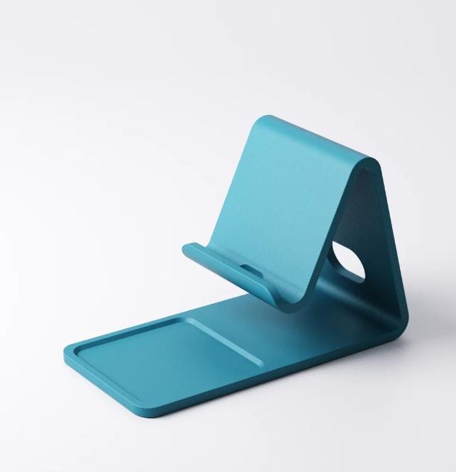 3D Printed Desk Organizer: Phone, AirPods, Keys - Minimalist Clutter Solution