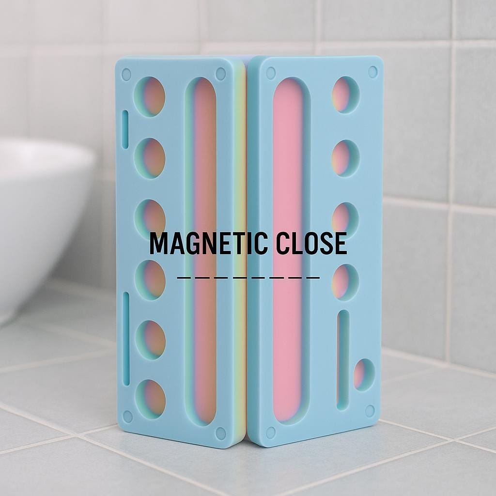 Magnetic Mounjaro Pen & Needle Holder | Compact Organizer for Mounjaro Injections | 3D Printed | Travel-Friendly Storage