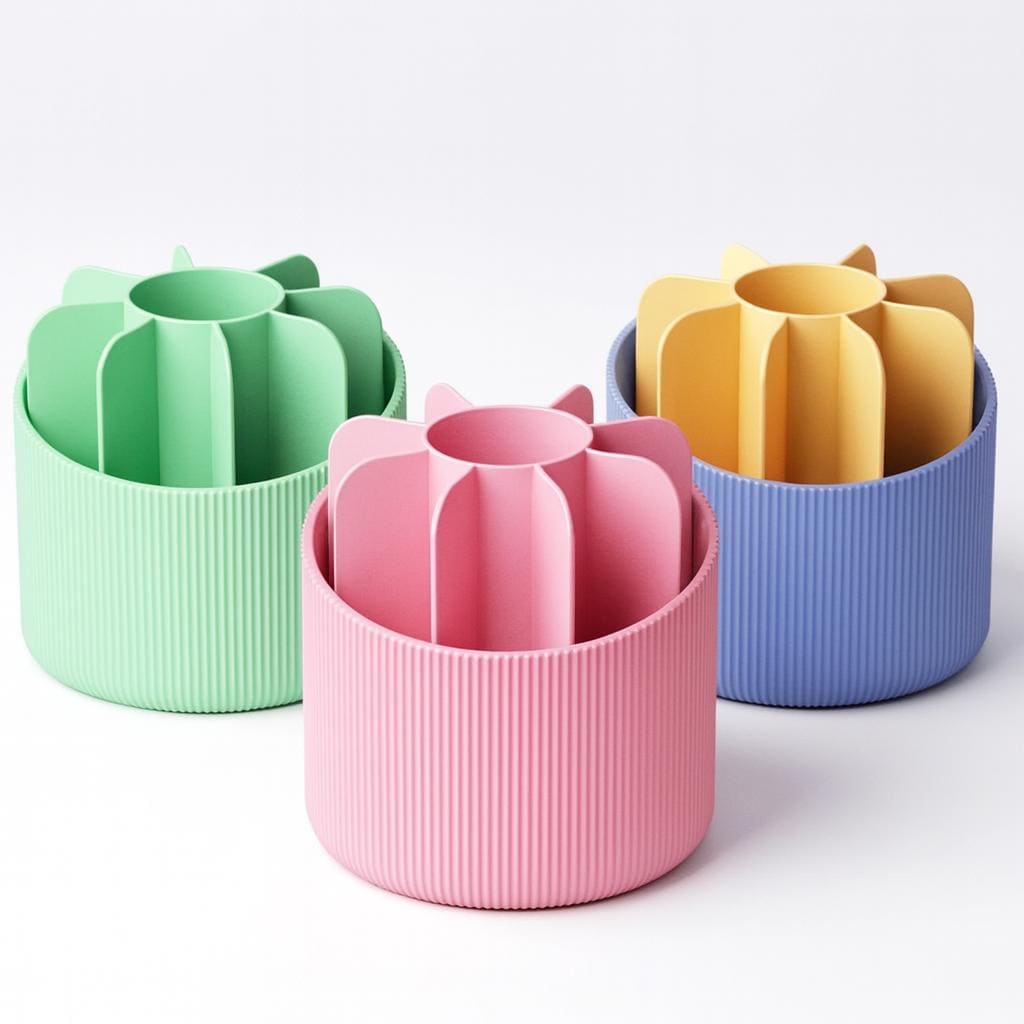 Personalised Organiser Custom Name Pen & Stationery Holder3D Printed Office Storage Pot, Unique Gift for Students, Teachers or Home Office