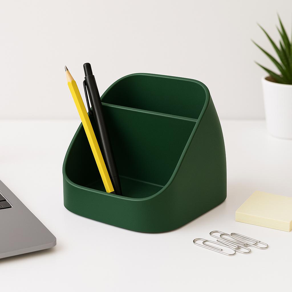 Modern Minimalist Desk Organizer – Multi-Compartment Storage for Pens, Stationery & Office Essentials