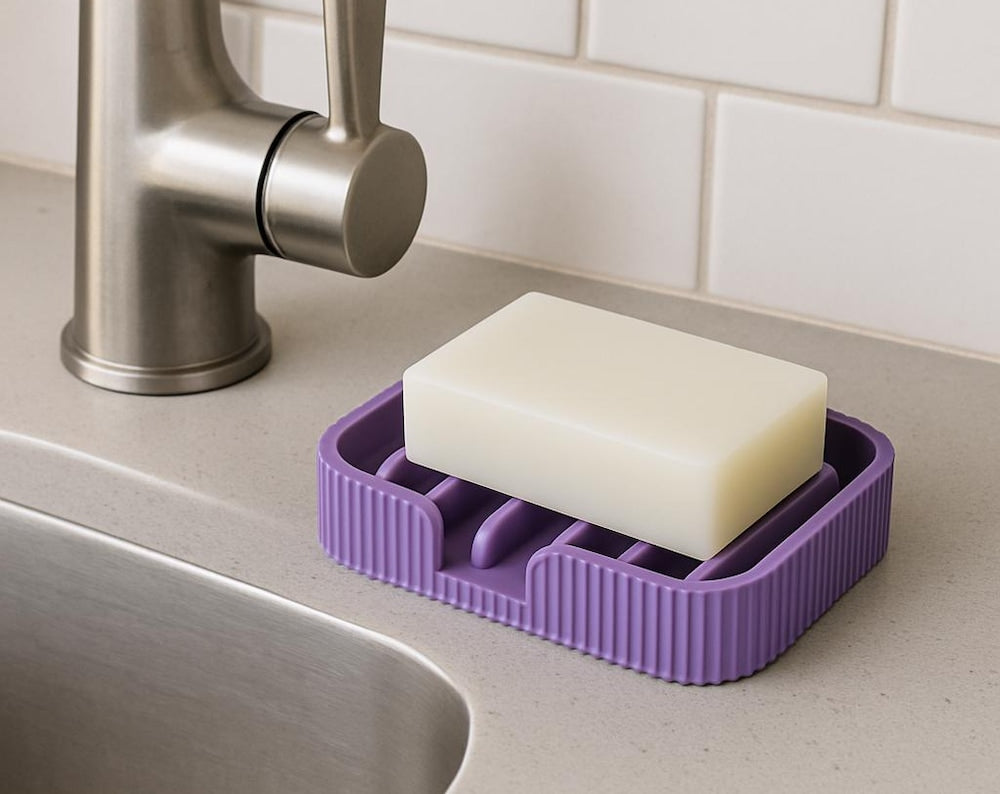Minimalist Soap Dish with Drain