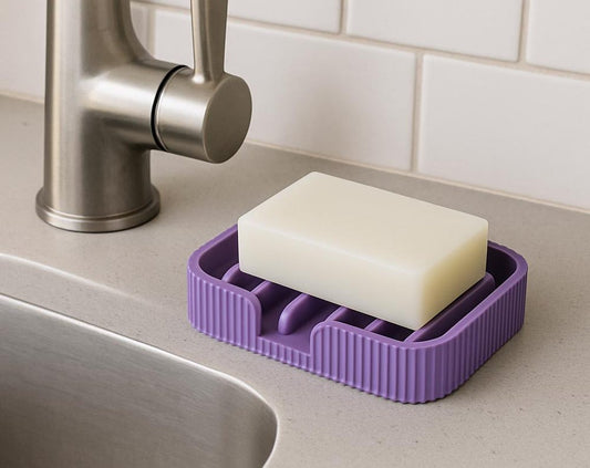 Minimalist Soap Dish with Drain