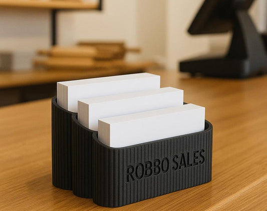 Sleek 3-Tier Business Card Holder
