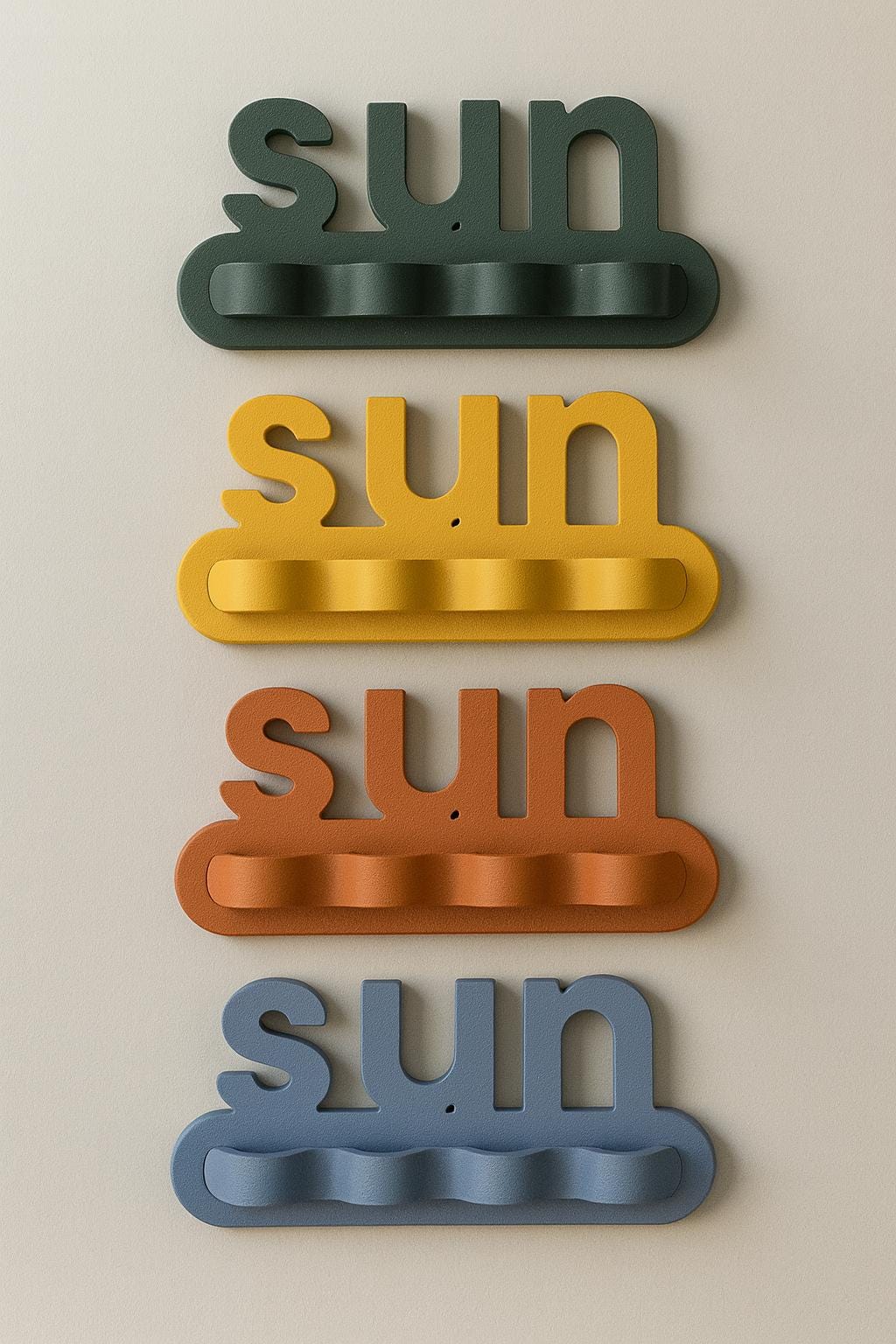 Modern 3D Printed glasses Wall Holder Minimalist Eyewear Rack Sunglass Stand for Entryway