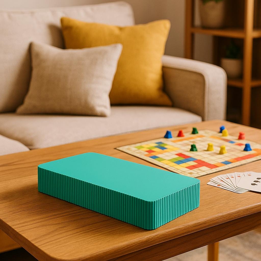 Personalised Playing Card Storage Box – 3D Printed Holder for 3 Decks | Custom Name Poker Night Organizer & Travel Case