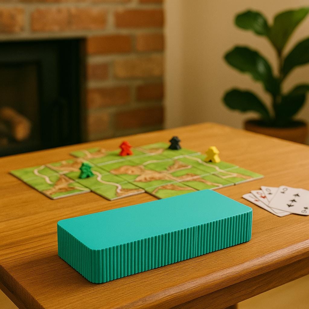 Personalised Playing Card Storage Box – 3D Printed Holder for 3 Decks | Custom Name Poker Night Organizer & Travel Case