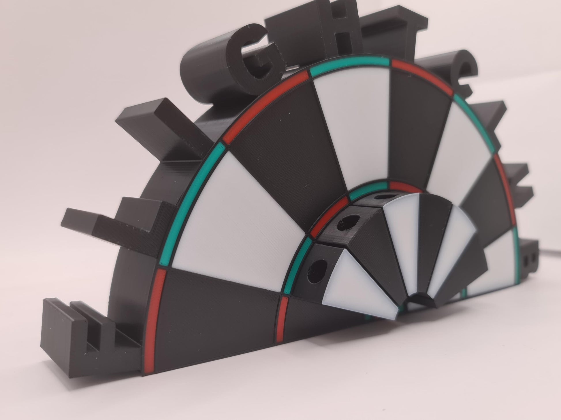 Customisable Dart Holder – Personalised Name Dartboard Station 6 Slot Dart Stand Wall Mounted or Free Standing Darts Display