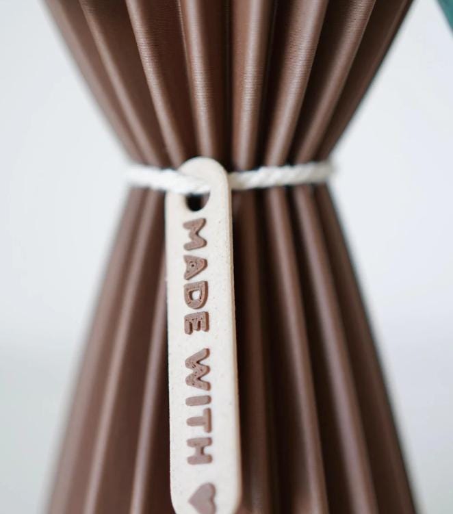 Modern Pleated Vase | 3D Printed Geometric Vase for Dried Flowers | Minimalist Home Décor, Nordic Style Vase, Gift for Plant Lovers