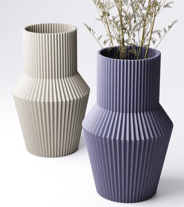 Modern 3D Printed Vase Collection – Geometric, Minimalist & Stylish Home Décor | Choose Your Design | Unique Flower Vases