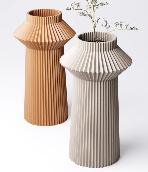 Modern 3D Printed Vase Collection – Geometric, Minimalist & Stylish Home Décor | Choose Your Design | Unique Flower Vases