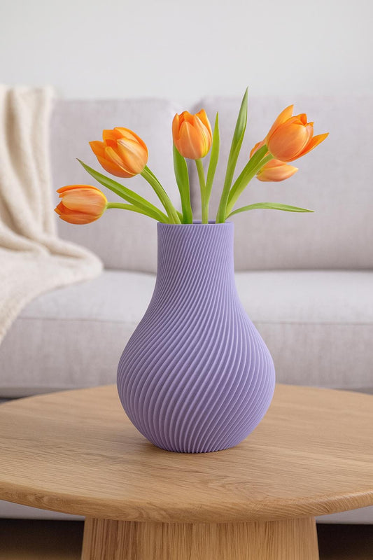 Modern 3D Printed Vase Collection – Geometric, Minimalist & Stylish Home Décor | Choose Your Design | Unique Flower Vases