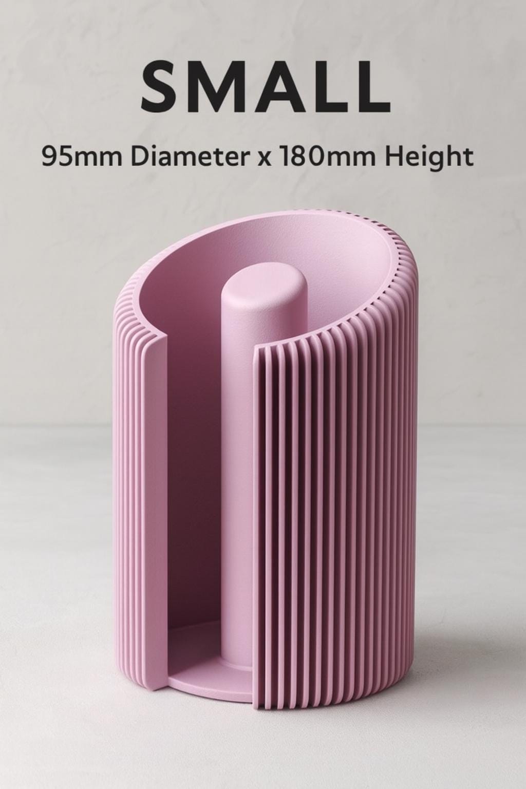 Kitchen Roll Holder Modern Ribbed Paper Towel Stand 3 sizes Countertop Organizer Campervan Home Décor Blue roll holder fall gift clean up