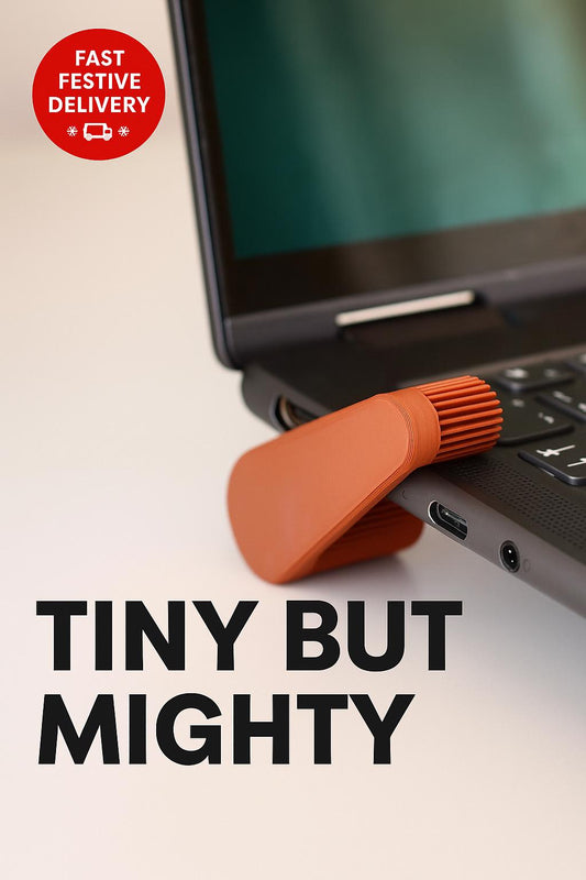 Mini Laptop Stand Compact Ergonomic Laptop Riser Portable Tilt Stand for Cooling & Comfort Travel-Friendly Gift stocking filler fall gift