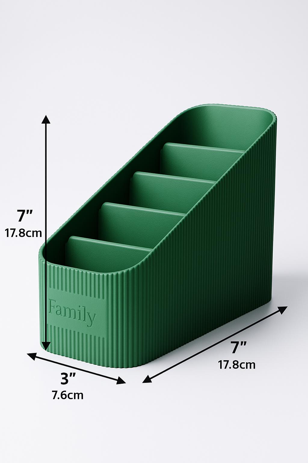 TV Remote Holder Organiser – Modern Living Room Tidy Remote Caddy Desk & Sofa Storage firestick