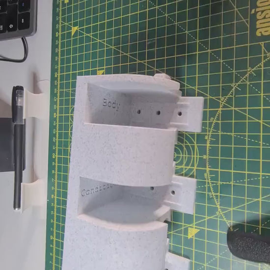 3D Printed Kitsch Bath Bar Holder | Shampoo, Conditioner & Body Bars | Venus Razor Hook | Retro Bathroom Organiser Fall gift scrunchy hooks