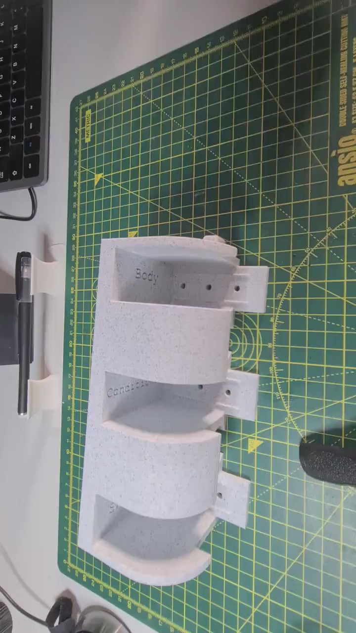 3D Printed Kitsch Bath Bar Holder | Shampoo, Conditioner & Body Bars | Venus Razor Hook | Retro Bathroom Organiser Fall gift scrunchy hooks